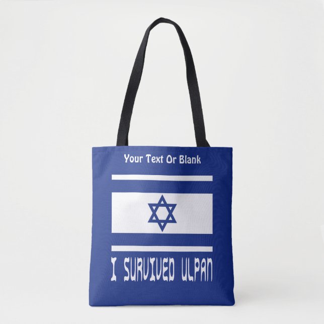 I Survived Ulpan Tote Bag (Front)