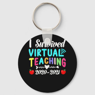 I Survived Virtual Teaching End Of Year Teacher Key Ring