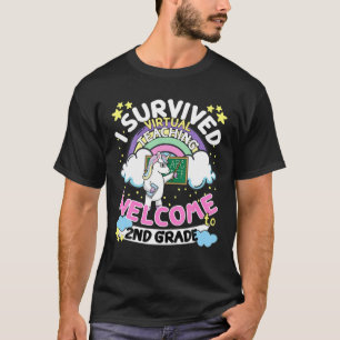 I Survived Virtual Teaching Welcome Back To School T-Shirt