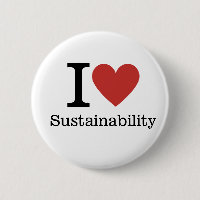 I ❤️ Sustainability CUSTOM Pins
