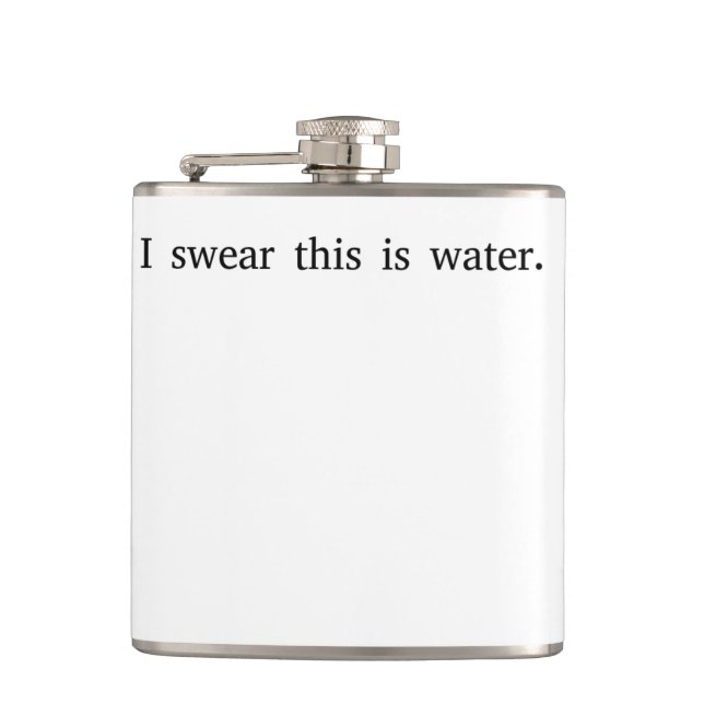 i swear hip flask (Front)