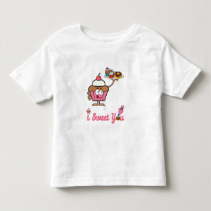I Sweet You with a Cupcake Toddler T-Shirt