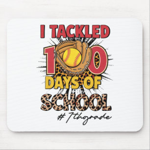 I Tackled 100 Days Of 7th Grade Softbyll Leopard K Mouse Mat