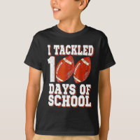 I Tackled 100 Days Of School Football 100th Day Bo