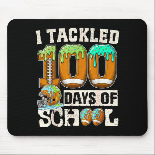 I Tackled 100 Days Of School Football Ice Cream Dr Mouse Mat