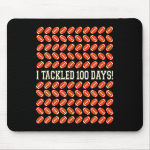 I Tackled 100 Days Of School Happy 100th Day Of Sc Mouse Mat