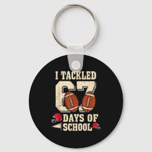 I Tackled 67 Days Of School Funny Six Seven Meme F Key Ring