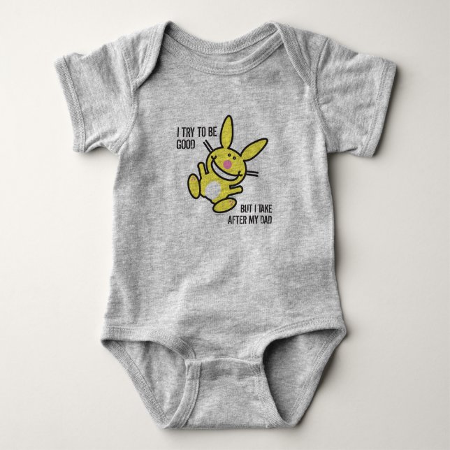 I Take After My Dad Baby Bodysuit (Front)