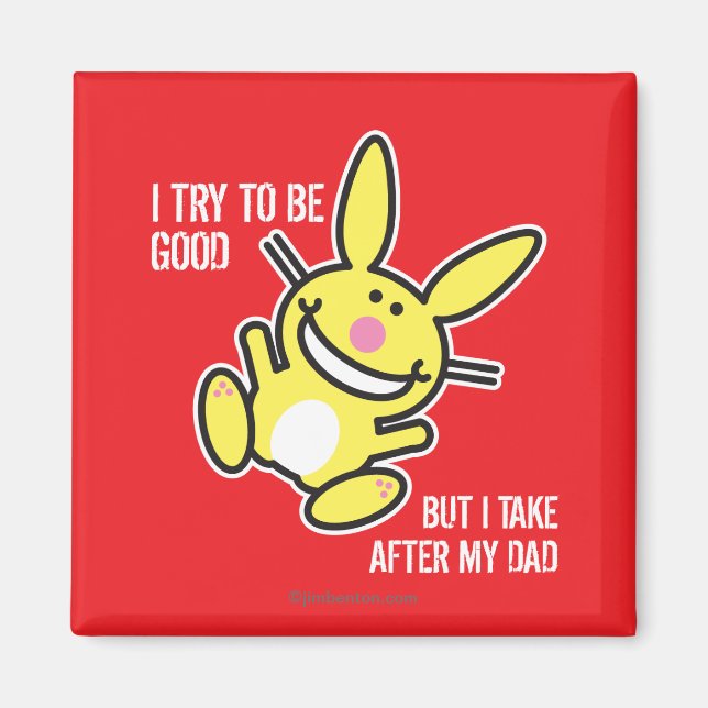 I Take After My Dad Magnet (Front)