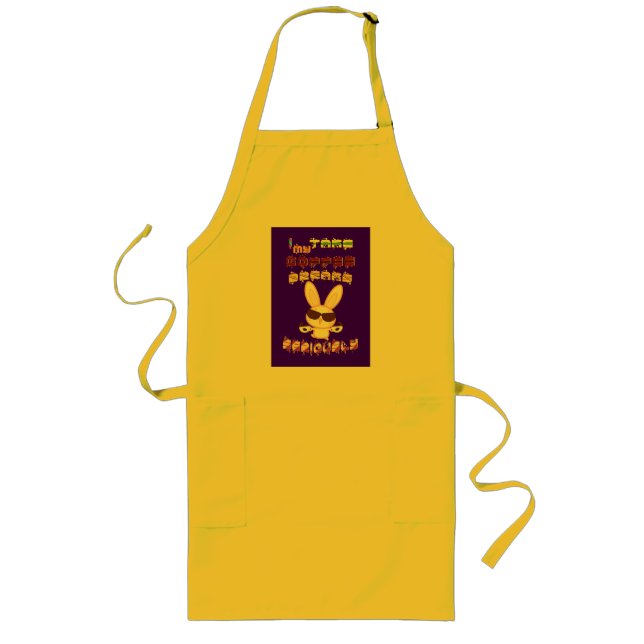 I Take My Coffee Breaks Seriously Long Apron (Front)