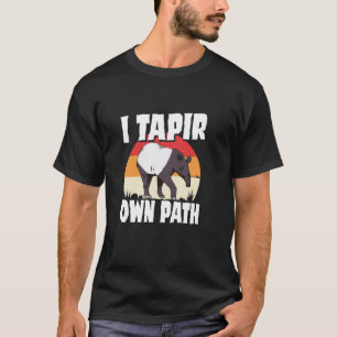 I Tapir Own Path Zoology Zoologist Biologist Horse T-Shirt
