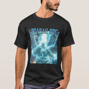 I Teabag Npcs - Funny Gaming Hard Skeleton Gamer M T-Shirt