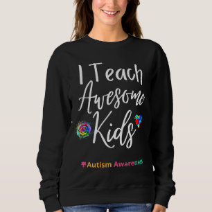 I Teach Awesome Kids Autism Tees Special Education