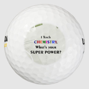 I Teach Chemistry Golf Balls
