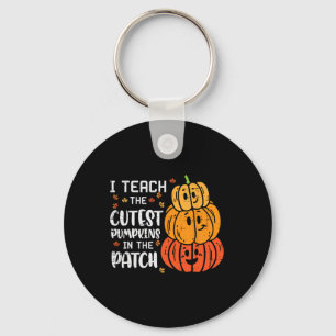 I Teach Coolest Pumpkin Patch Halloween Costume Fa Key Ring