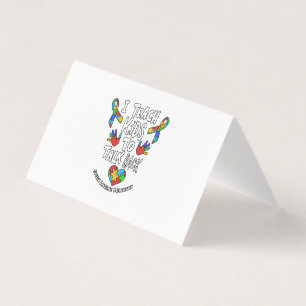 I Teach Kids To Talk Back Speech Language Therapy Business Card