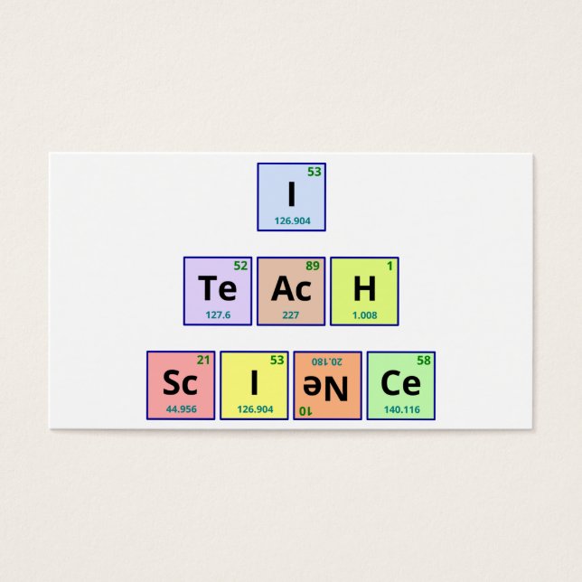 I Teach Science (Front)