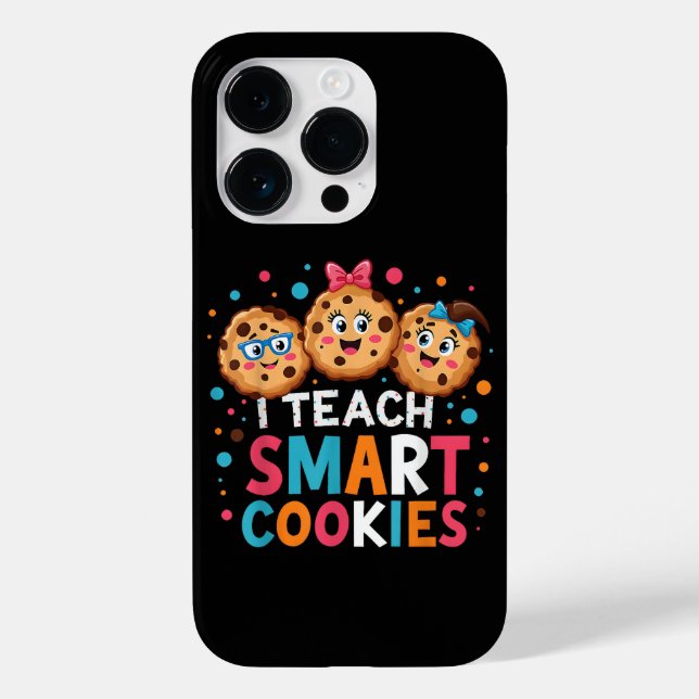 I Teach Smart Cookies Back to School Teacher Case-Mate iPhone Case (Back)
