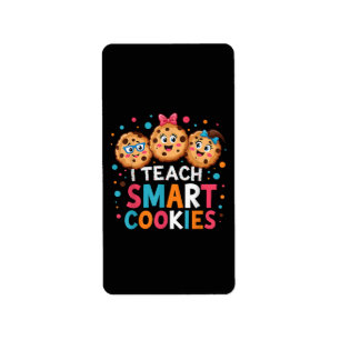 I Teach Smart Cookies Back to School Teacher Label