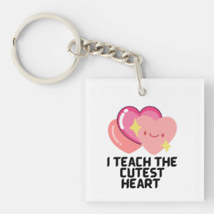 I teach the cutest hearts  key ring