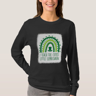 I Teach The Cutest Little Leprechaun Teacher St Pa T-Shirt