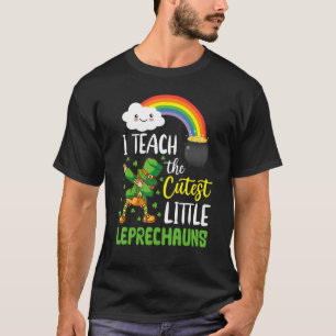 I Teach The Cutest Little Leprechauns Green Shamr T-Shirt