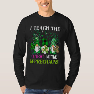 I Teach The Cutest Little Leprechauns Leopard Buff T-Shirt