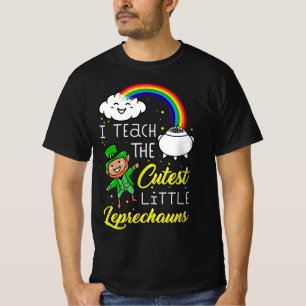 I Teach The Cutest Little Leprechauns St Patrick D T-Shirt