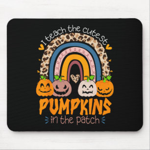 I Teach The Cutest Pumpkins In The Patch Retro Tea Mouse Mat