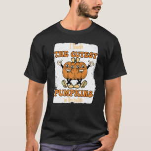 I Teach The Cutest Pumpkins In The Patch Retro Tea T-Shirt