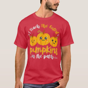 I Teach The Cutest Pumpkins In The Patch Teacher F T-Shirt