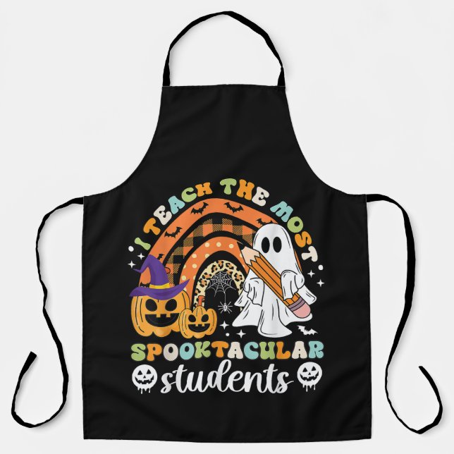 I Teach The Most Spooktacular Students Apron (Front)