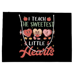 I Teach The Sweetest Little Heart Large Gift Bag