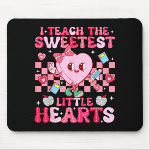 I Teach The Sweetest Little Heart Teacher Valentin Mouse Mat