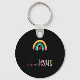 I Teach Tiny Humans About Jesus Christian Teacher Key Ring