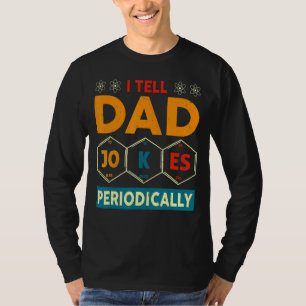 I Tell Dad Jokes Periodically Vintage Fathers Day T-Shirt