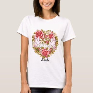 I Thee Wed custom bride t-shirt