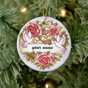 I Thee Wed wedding ornament