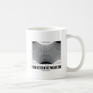 I Think Better In The Twilight Zone (Latitude) Coffee Mug