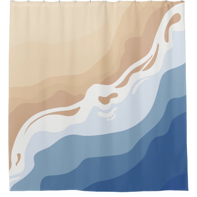 I think I could see the beach  Shower Curtain (Front)