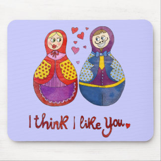 I think i like you mouse mat