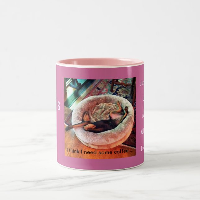 I think I need some Coffee Two-Tone Coffee Mug (Center)