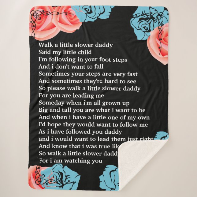 I think lots of dads would love this blanket (Front)