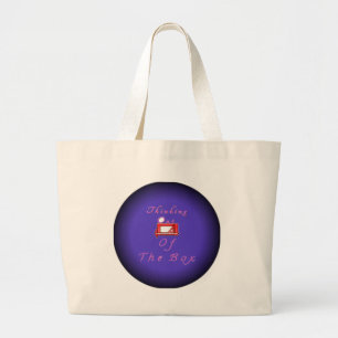 I think outside the box. large tote bag