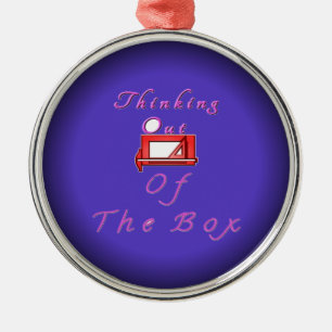 I think outside the box. metal tree decoration