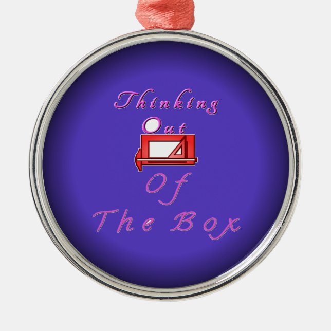 I think outside the box. metal tree decoration (Front)