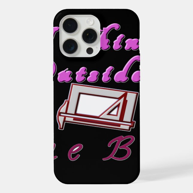 I think outside ZA box. iPhone Case (Back)