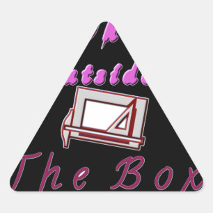 I think outside ZA box. Triangle Sticker