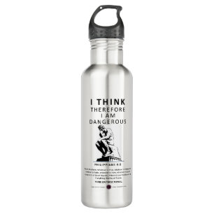 I Think Therefore I am Dangerous 710 Ml Water Bottle
