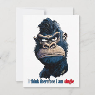 i think therefore i am single card